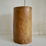 Vase XL en bois brutaliste