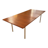 Table model AT-318 in teak and steel by Hans J. Wegner.