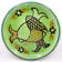 XL plate of Savoy with fish triskèle way