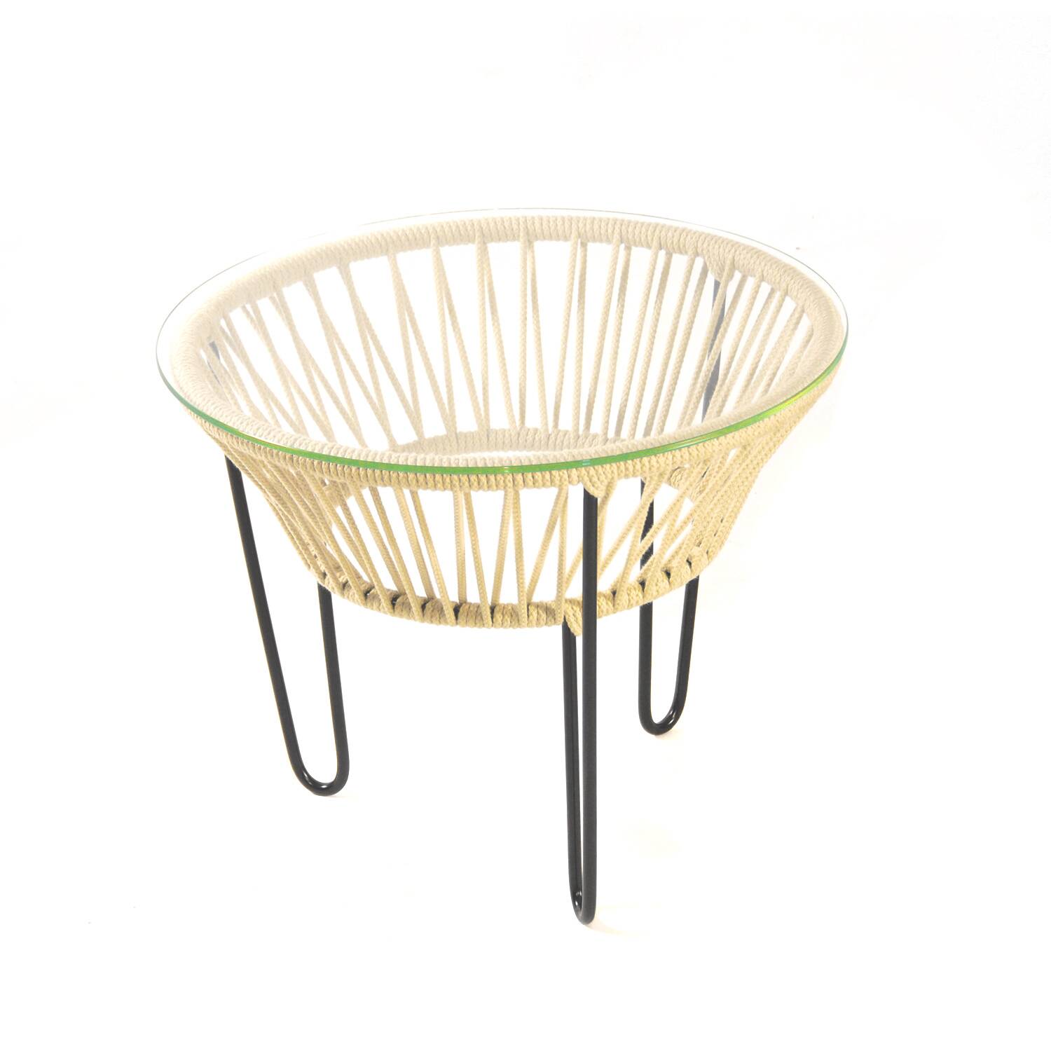 Toca beige acrylic coffee table