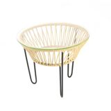 Table basse toca acrylique beige