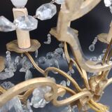 Lyre Garland Empire Tassels Wall Light 4 Lights Gilded Bronze