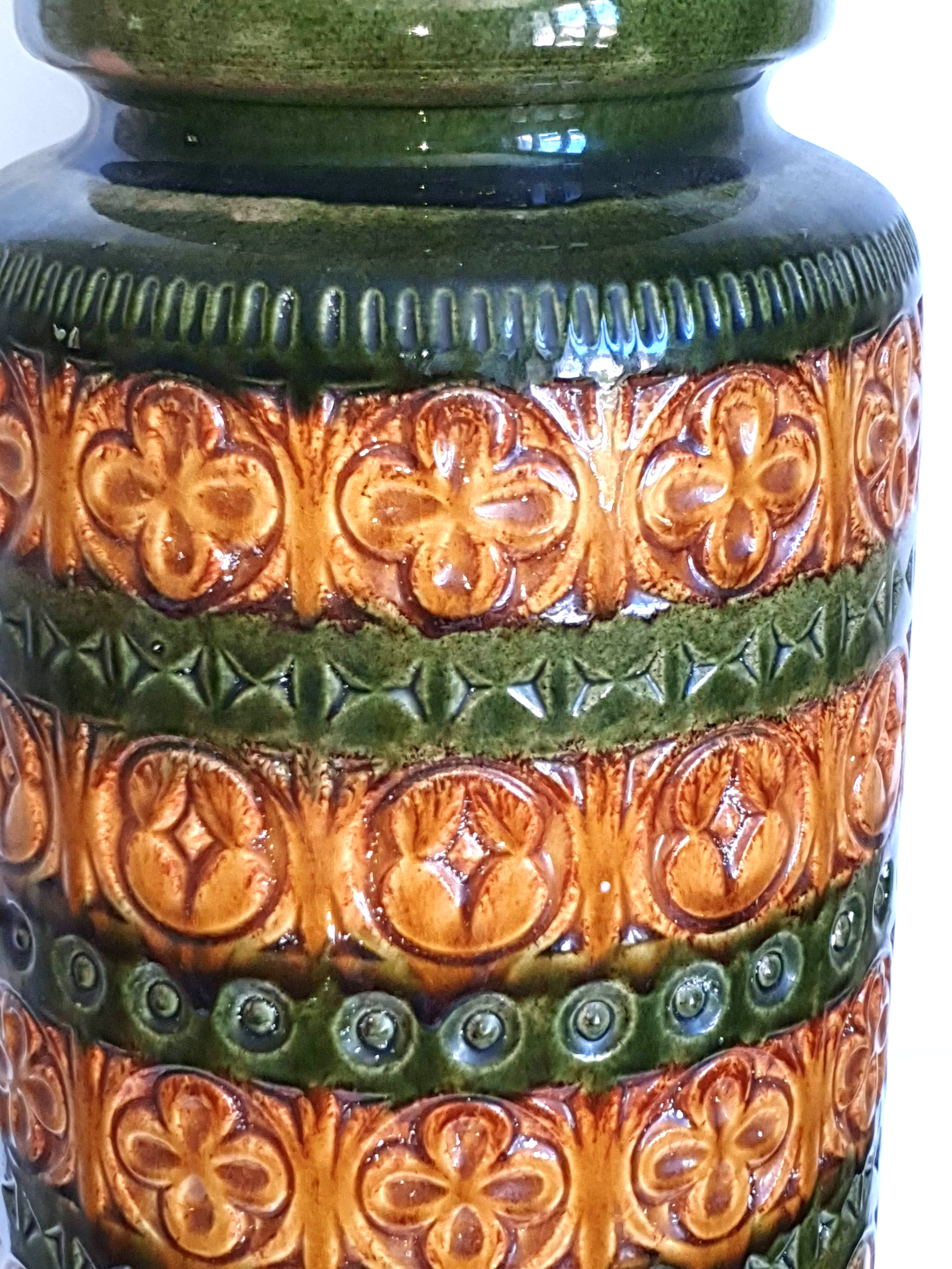 Ceramic vase West Germany 48 cm