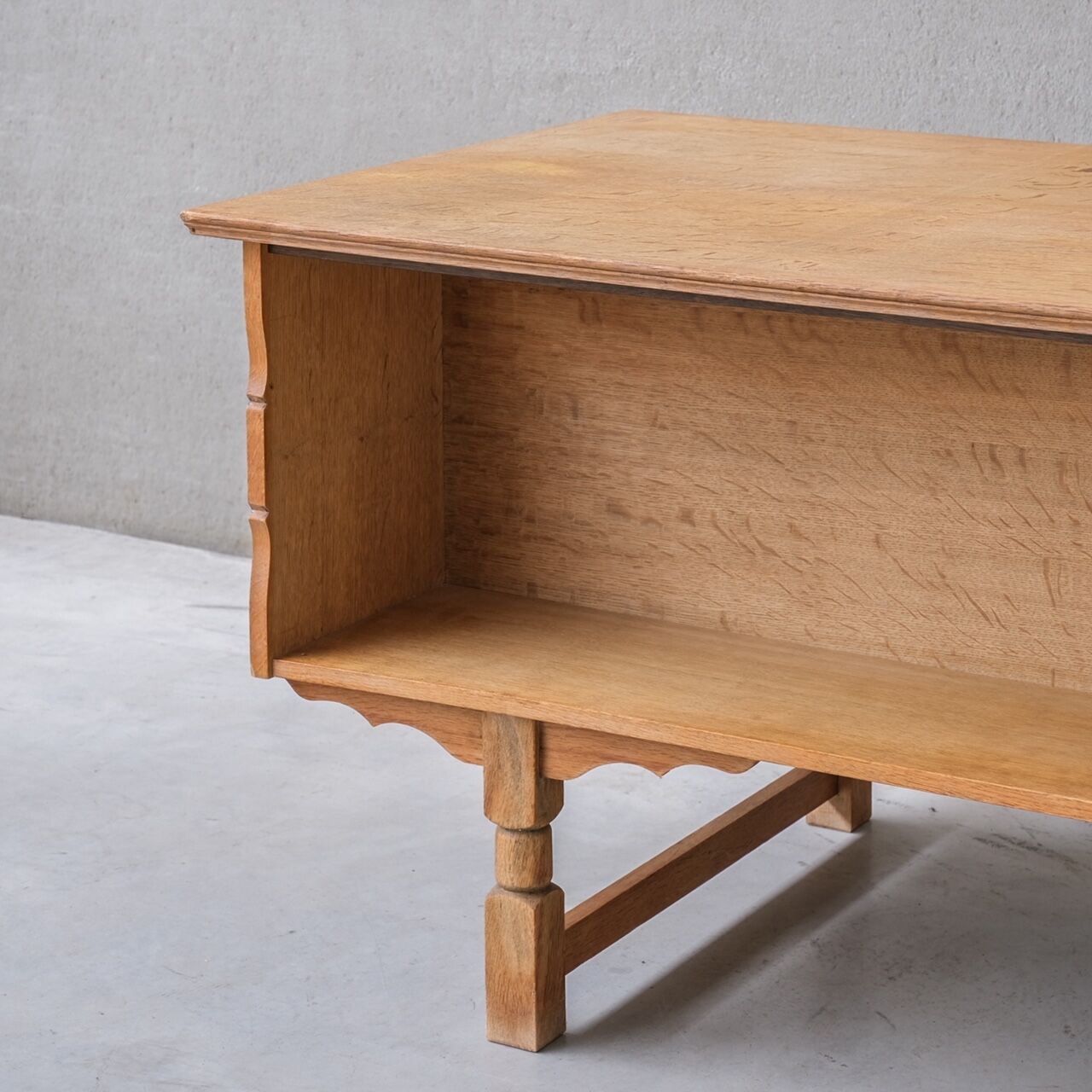 Oak danish mid-century desk