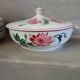 12 antique flat plates + HBCM soup tureen