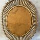 Vintage rattan mirror from the 1950s France