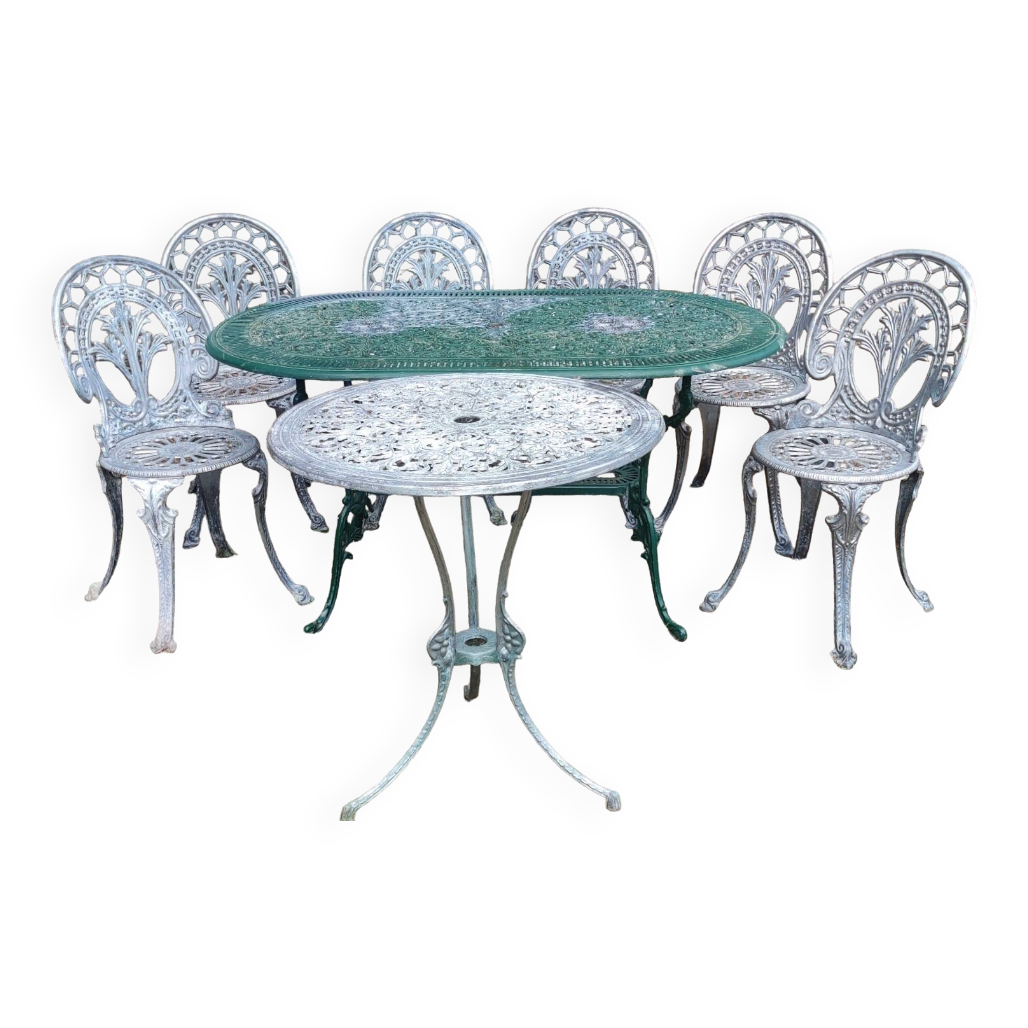 Vintage English style aluminum garden furniture