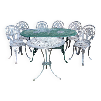 Vintage English style aluminum garden furniture