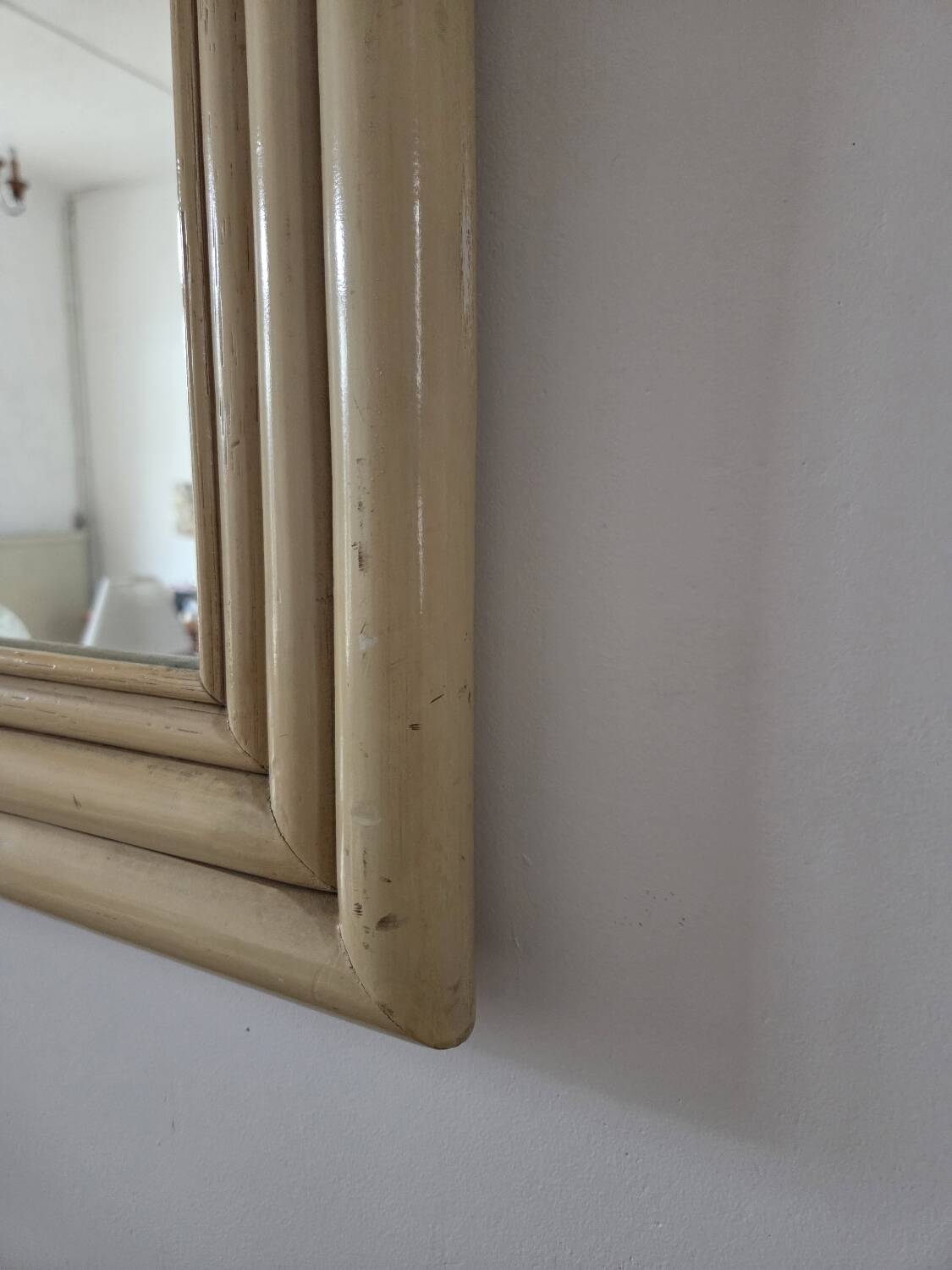 Bamboo mirror by Maugrion for Roche Bobois