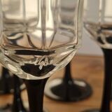 Set of 6 luminarc stemmed glasses