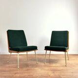 Pair of “Early Boomerang” armchairs attributed to Hans Mitzlaff & Eugen