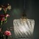 Vintage glass globe pendant light