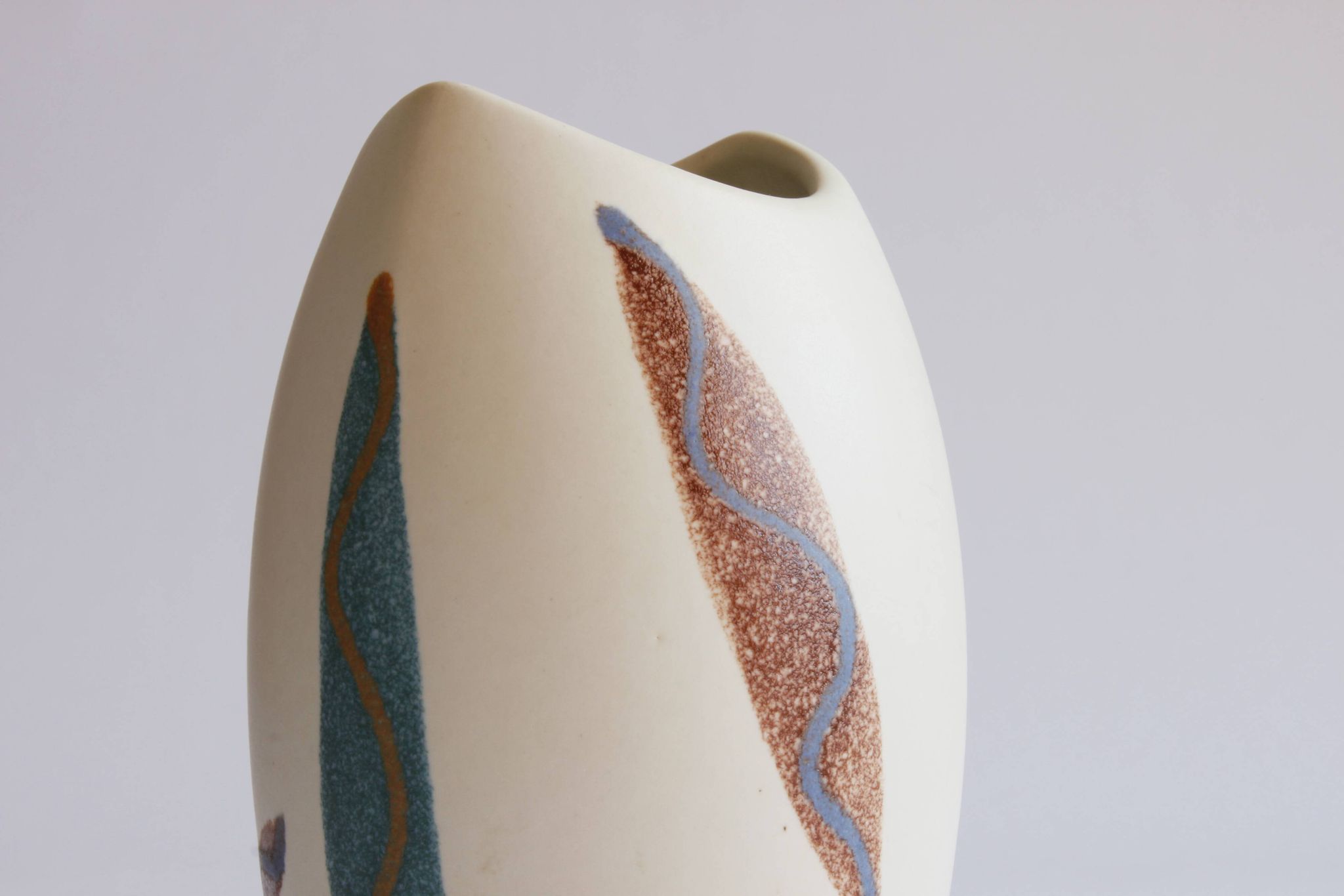 Fischmaul vase by Jasba Keramik, Germany 1950s.