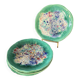 Flamed ceramic plates