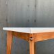 Table à manger ou bureau formica et bois vintage