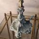 lamp, modernism, bronze, brass, metal, art nouveau 47x15 elec ok