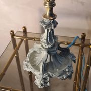 lamp, modernism, bronze, brass, metal, art nouveau 47x15 elec ok