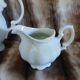 Coffee pot + porcelain milk jug