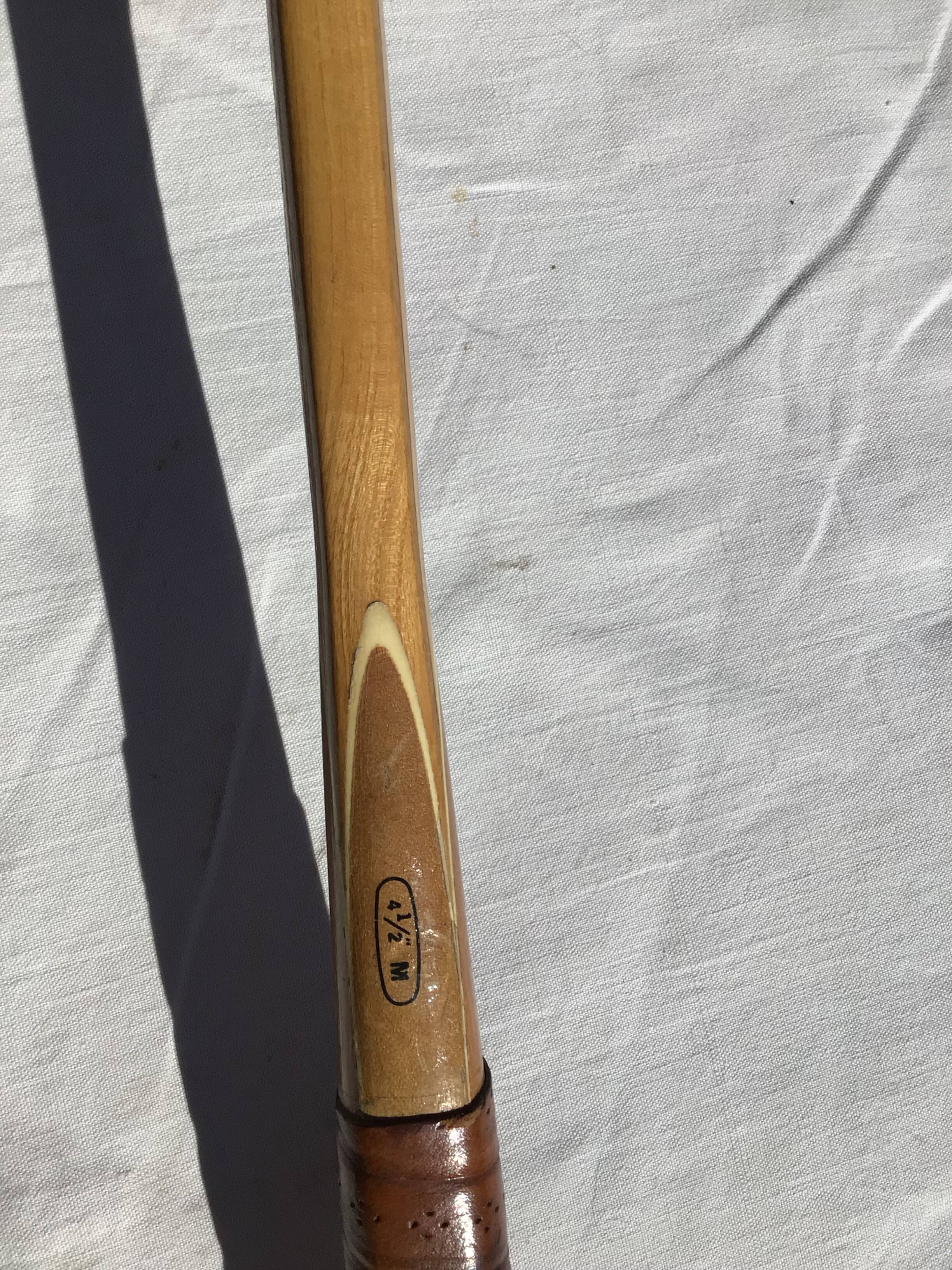 Smasher wooden tennis racket