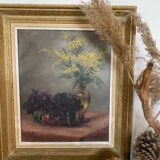 Still life with mimosa