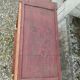 Console in old Empire style with a wooden frame and marble top.