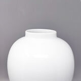 1960s vase in limoges porcelain. handmade. made in france