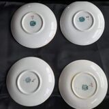 4 cups and under cups of the 19th century earthenware factory of sarreguemines