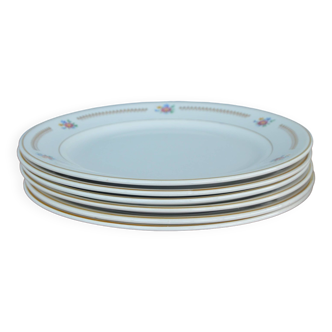 Set of 6 Lunéville plates, Beaugency model