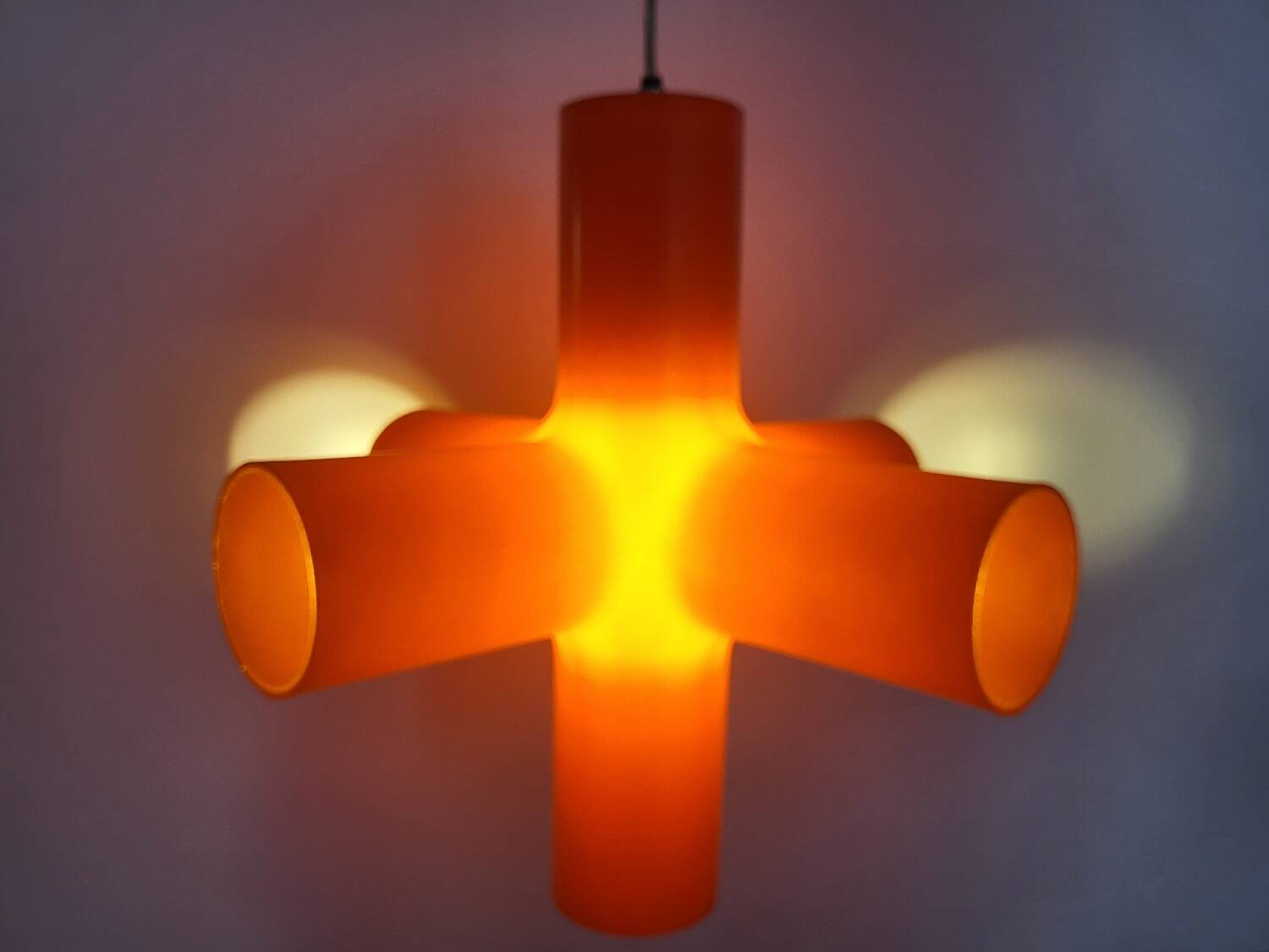 Vintage Crosslight pendant lamp Jan Melis and Ben Oostrum