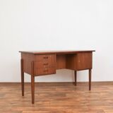 Mid-Century Danish Teak Desk, 1960s.