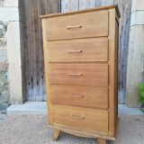 Meuble chiffonnier pied compas