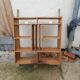 Shelf wood binder sorter hotel 1950 60