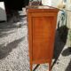 Louis XVI style ragpicker in marquetry and marble