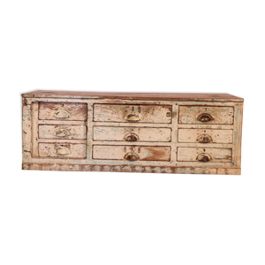 Ancien meuble d'atelier - tiroirs tiroirs