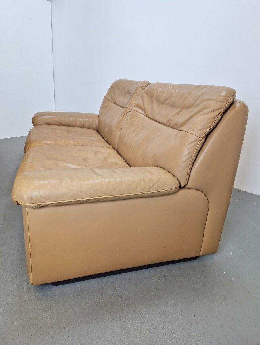Vintage Leather DS 66 2-Seater Sofa by Carl Larsson for de Sede, 1970s