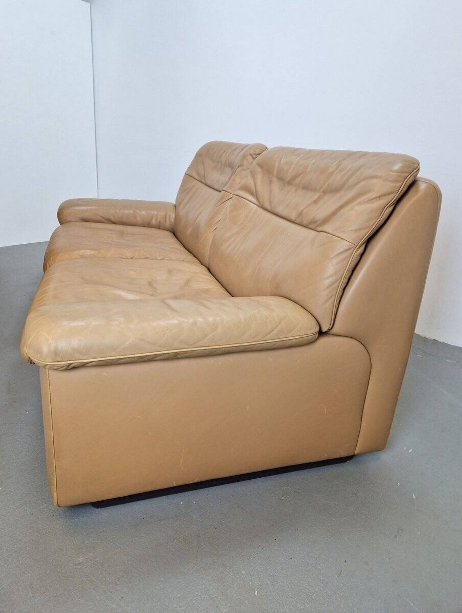 Vintage Leather DS 66 2-Seater Sofa by Carl Larsson for de Sede, 1970s