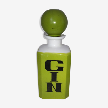 Carafe à gin années 50 opaline