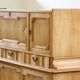 Vintage 1960s oak cabinet - cupboard style of Danish design Henning Kjærnulf