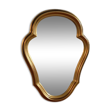 Mirror frame gilded plaster wood