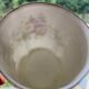Porcelain cup fine decoration flowers and golden edge
