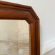 Antique wooden framed mirror