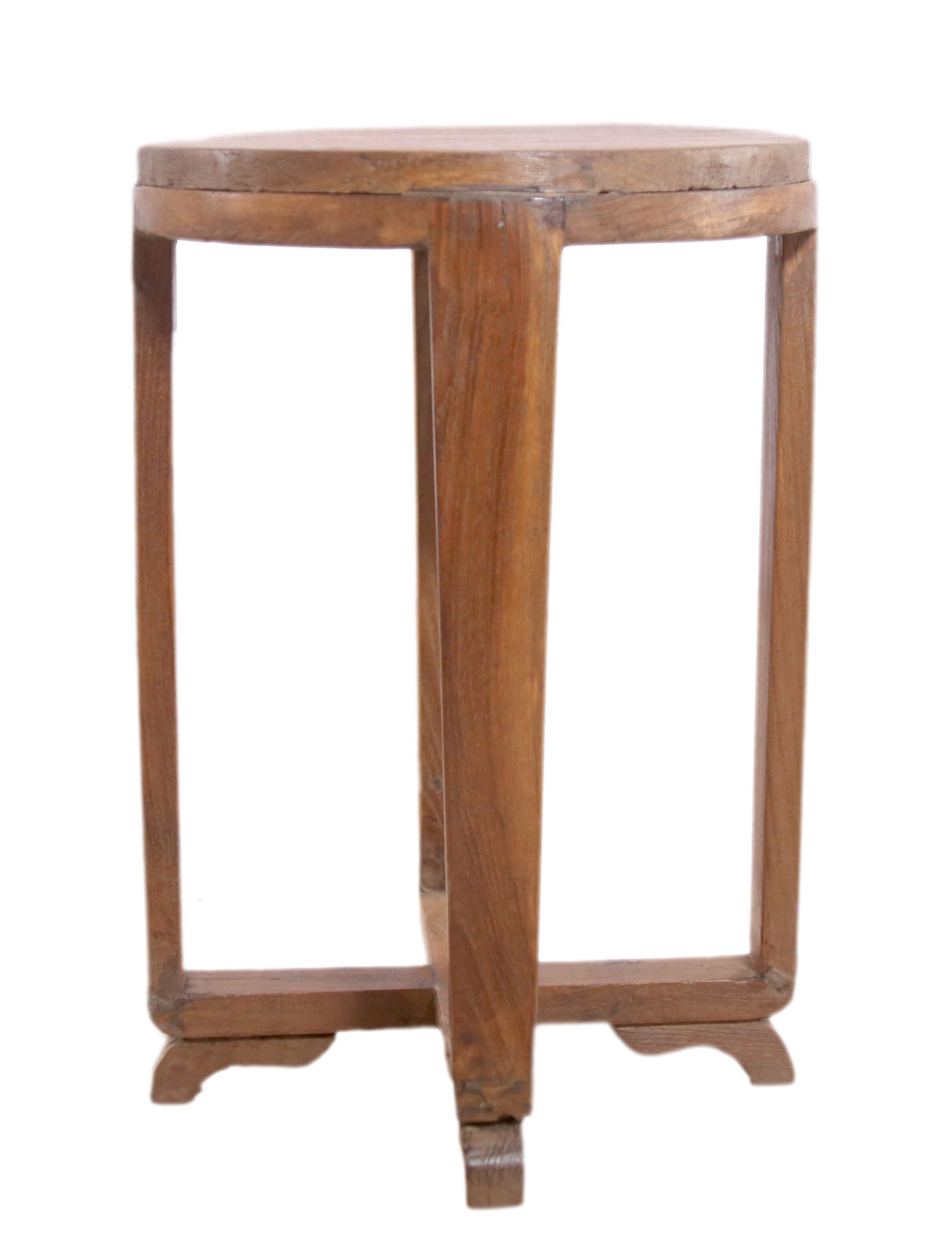 Art deco sofa tip in ancient Burmese teak