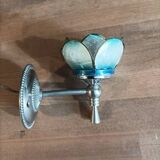 Wall lamp Lotus flower petal mother-of-pearl patinated chrome metal base dp 1123672