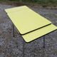 Yellow formica table