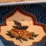 Old Indian painted wooden wardrobe