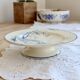 Antique Gien compote dish model Marines - 19th century - Blue marine landscape decoration