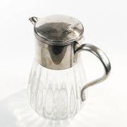 Art Deco wine jug, glass, Germany, 1920s