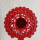 iron candle holder vintage red cellar rat