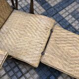 Rattan transat daybed