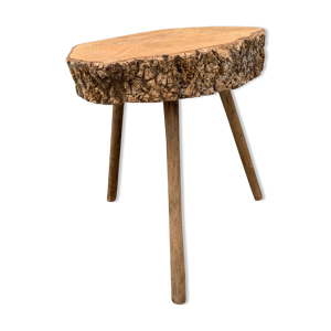 table tripode en chêne